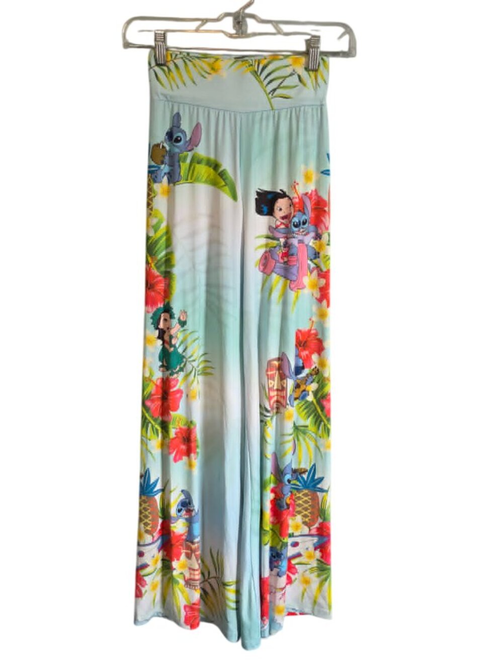 Disney Parks Boutique Lilo & Stitch Tropical Palazzo Wide Leg Lounge Pants